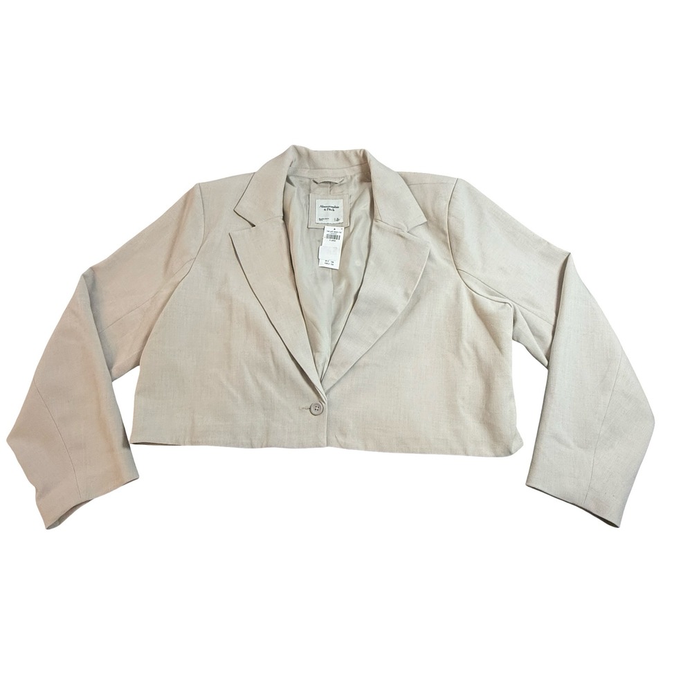 Abercrombie & Fitch Cream Blazer
